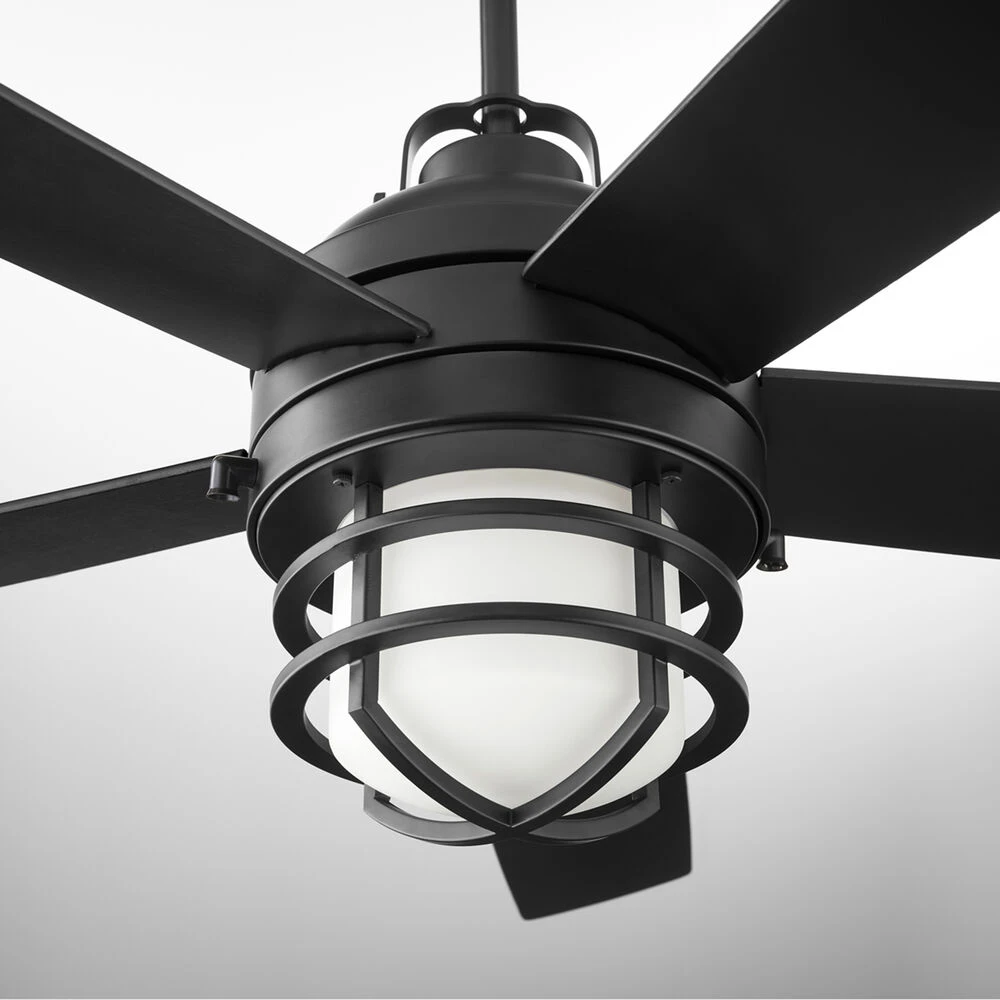Niles 64 Inch Matte Black Outdoor Ceiling Fan - Image 2