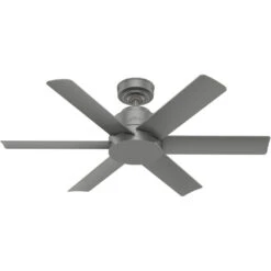 Kennicott 44 Inch Matte Silver Outdoor Ceiling Fan