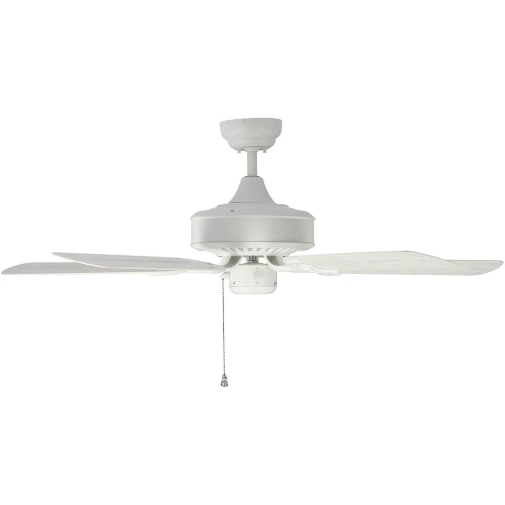 Haven 44 Inch Matte White With Matte White ABS Blades Outdoor Ceiling Fan - Image 4