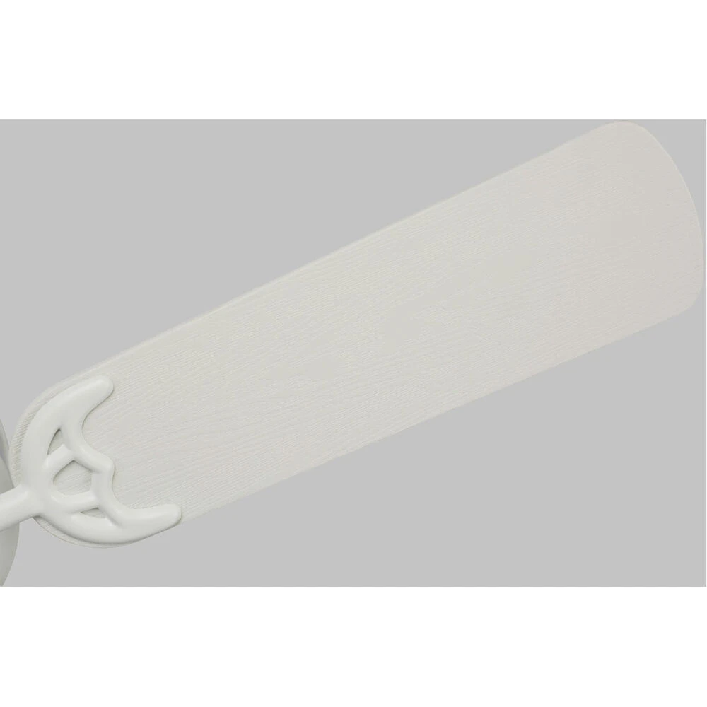 Haven 44 Inch Matte White With Matte White ABS Blades Outdoor Ceiling Fan - Image 3