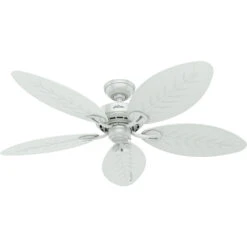 Bayview 54 Inch White Outdoor Ceiling Fan