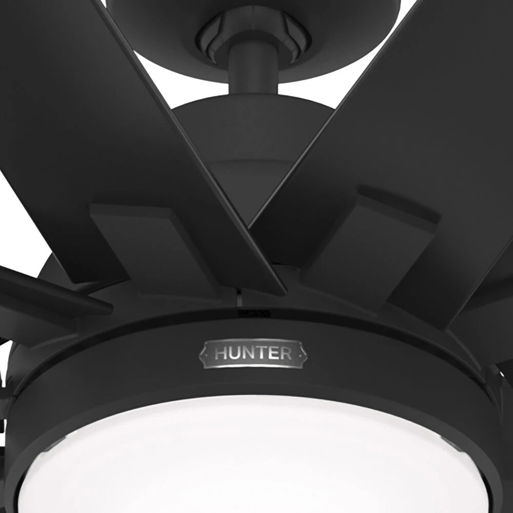 Overton 60 Inch Matte Black Outdoor Ceiling Fan - Image 12