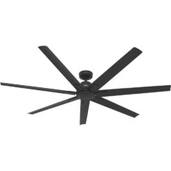 Downtown 72 Inch Matte Black Outdoor Ceiling Fan