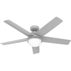 Yuma 52 Inch Dove Grey Outdoor Ceiling Fan