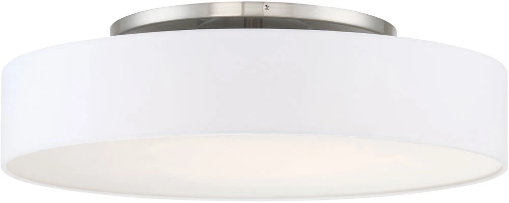 DweLED By WAC FM-13126-BN Manhattan Modern Brushed Nickel LED 26" Overhead Lighting Fixture