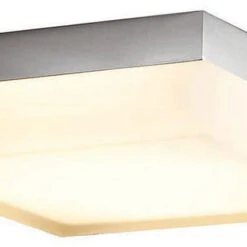 DweLED By WAC FM-4012-BN Dice Contemporary Brushed Nickel LED 12" Ceiling Lighting Fixture