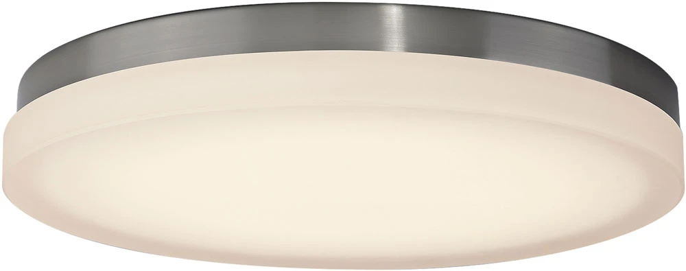 DweLED By WAC FM-4115-BN Slice Contemporary Brushed Nickel LED 14" Overhead Lighting Fixture