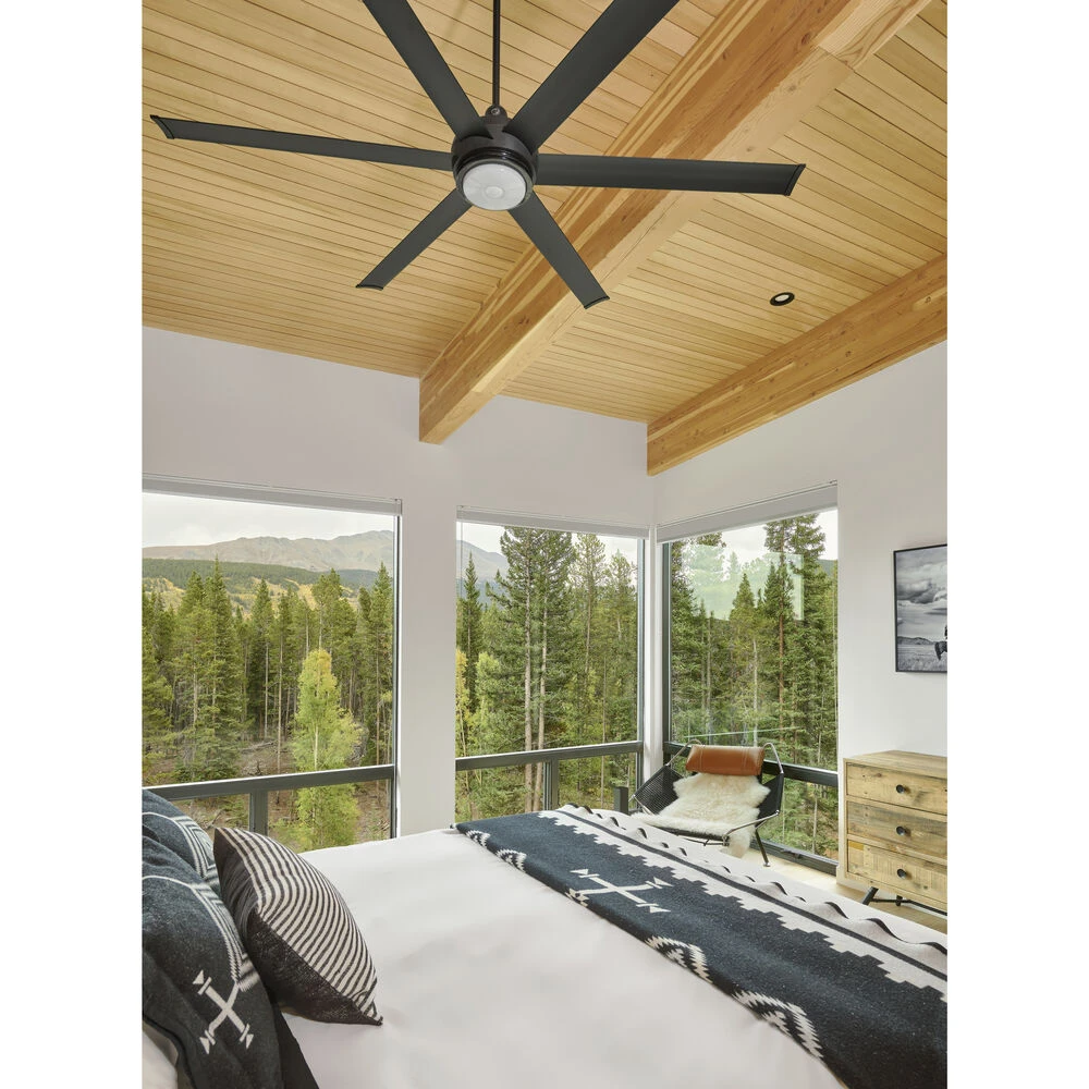 Es6 84 Inch Black Indoor/Outdoor Ceiling Fan - Image 2