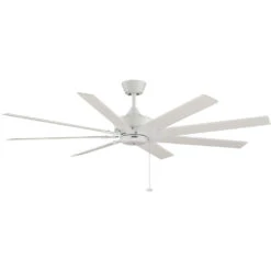 Levon Ac 63 Inch Matte White Indoor/Outdoor Ceiling Fan