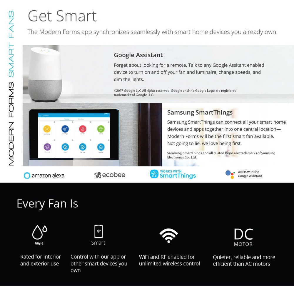 Stargazer 52 Inch Automotive Silver Indoor/Outdoor Ceiling Fan - Image 12