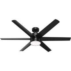 Solaria 60 Inch Matte Black Outdoor Ceiling Fan