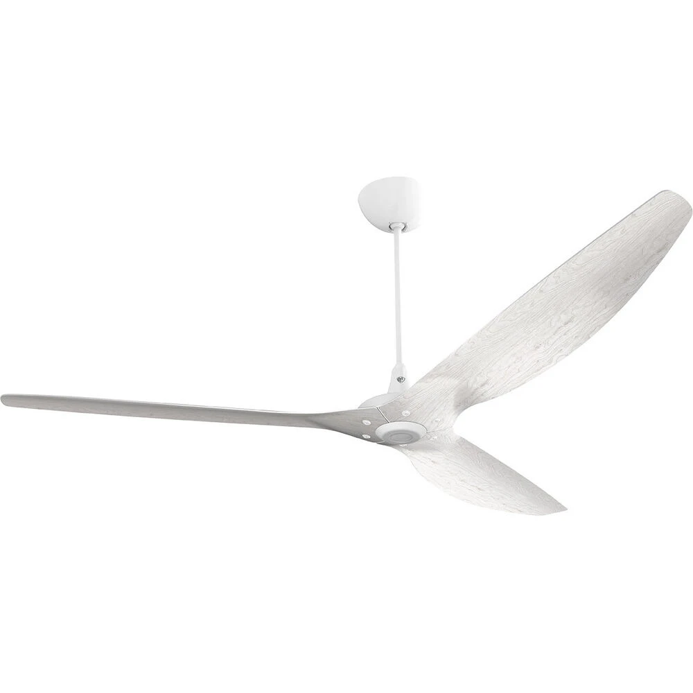 Haiku 84 Inch White With Driftwood Blades Outdoor Ceiling Fan