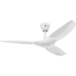 Haiku L 52 Inch White With Matte Black Blades Outdoor Ceiling Fan
