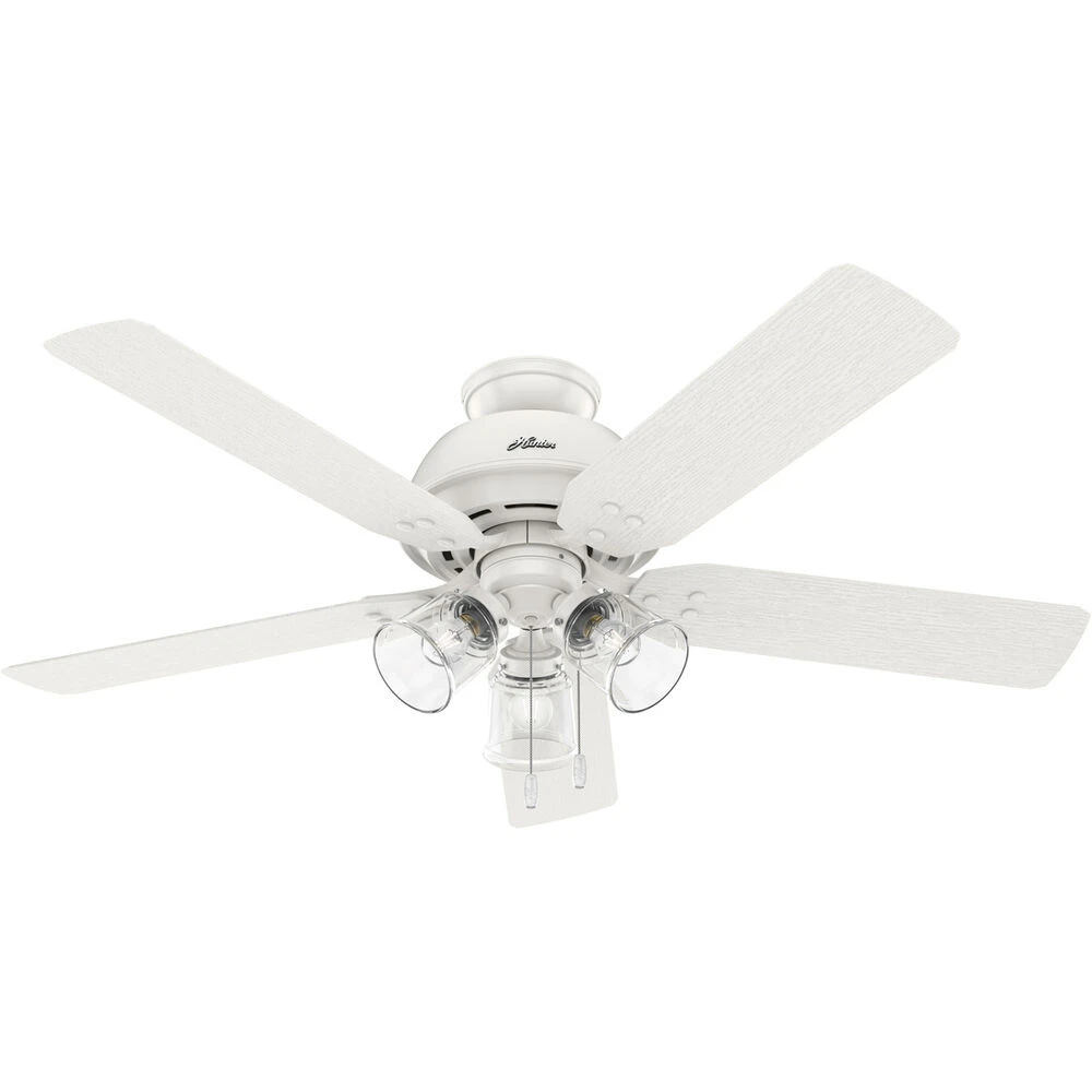 River Ridge 52 Inch Fresh White Outdoor Ceiling Fan