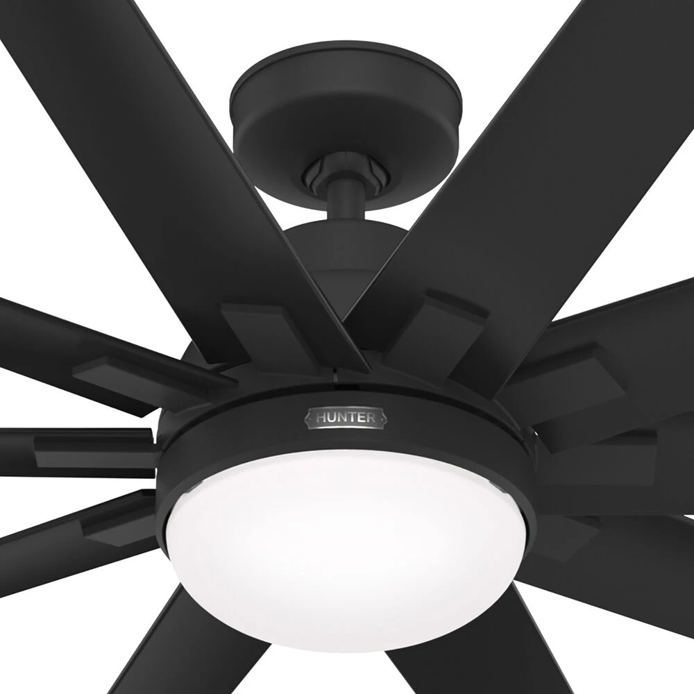 Overton 60 Inch Matte Black Outdoor Ceiling Fan - Image 13