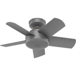 Omnia 30 Inch Matte Silver Outdoor Ceiling Fan