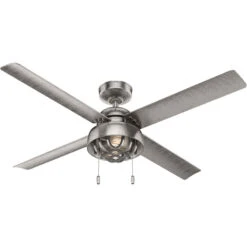 Spring Mill 52 Inch Painted Galvanized Outdoor Ceiling Fan