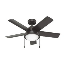 Seawall 44 Inch Noble Bronze Outdoor Ceiling Fan