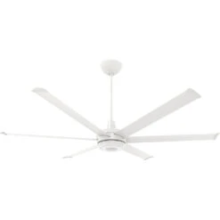 Es6 72 Inch White Indoor/Outdoor Ceiling Fan