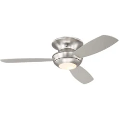 Baird 52 Inch Brushed Nickel With 0 Blades Indoor/Outdoor Ceiling Fan