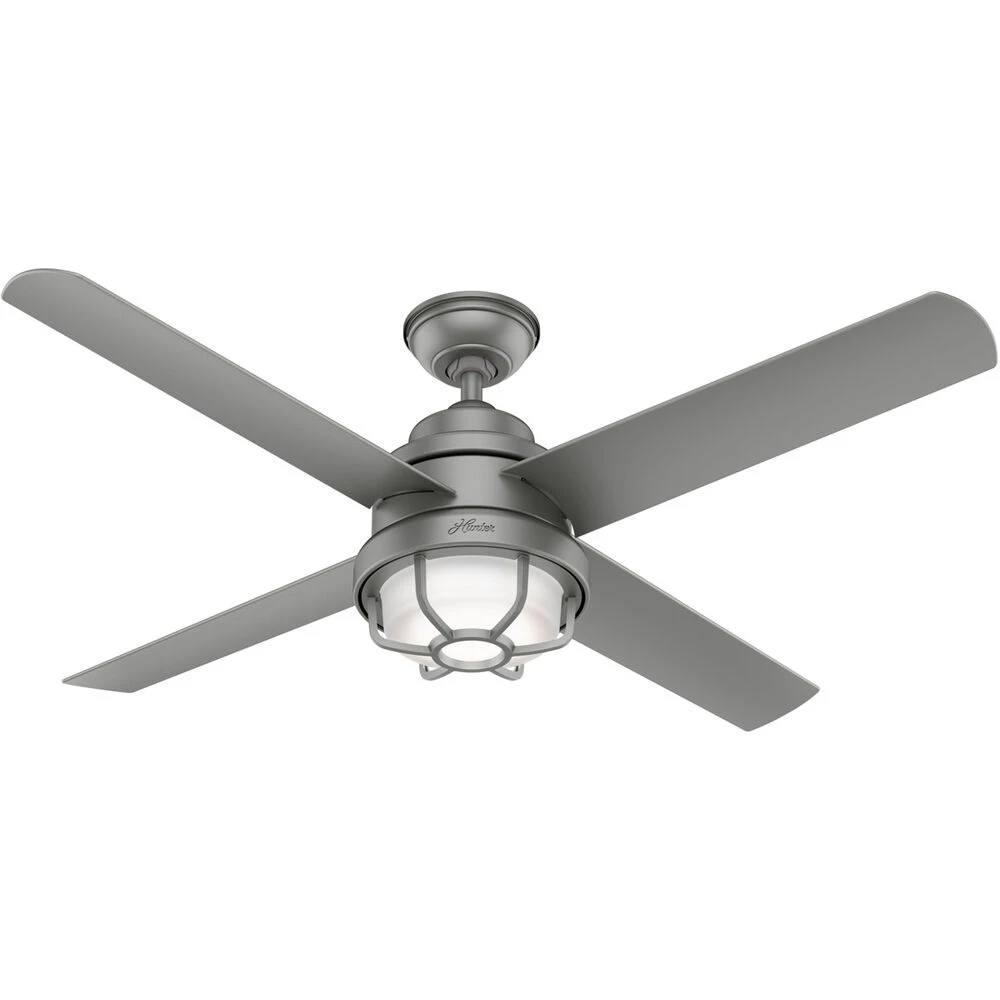 Searow 54 Inch Matte Silver Outdoor Ceiling Fan