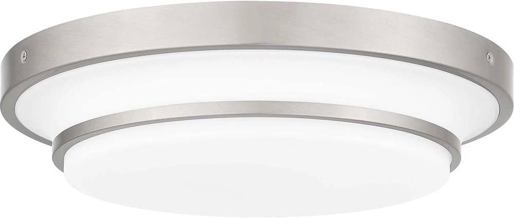Quoizel CWL1615BN Cromwell Brushed Nickel LED 15" Flush Ceiling Light Fixture
