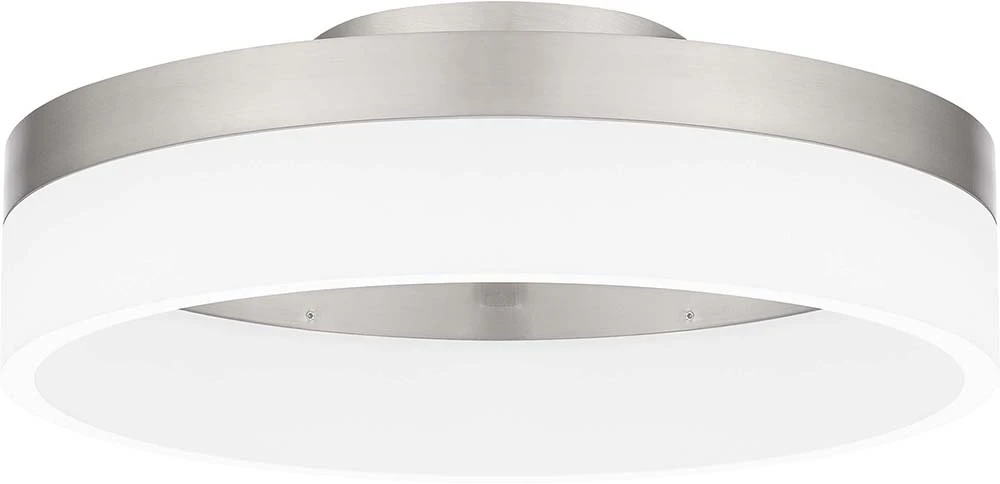 Quoizel PCOH1608BN Cohen Modern Brushed Nickel LED Flush Mount Ceiling Light Fixture