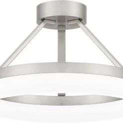 Quoizel PCOH1716BN Cohen Contemporary Brushed Nickel LED Ceiling Light Fixture