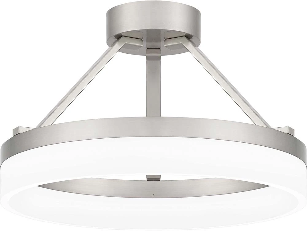 Quoizel PCOH1716BN Cohen Contemporary Brushed Nickel LED Ceiling Light Fixture