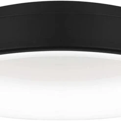 Quoizel PCSTA1613MBK Stanton Matte Black LED Flush Mount Lighting