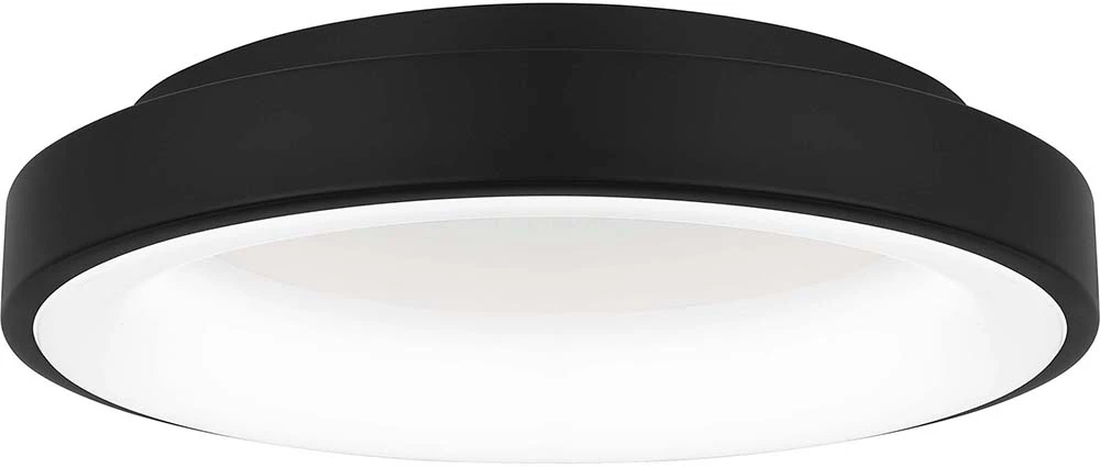 Quoizel PCSTA1613MBK Stanton Matte Black LED Flush Mount Lighting