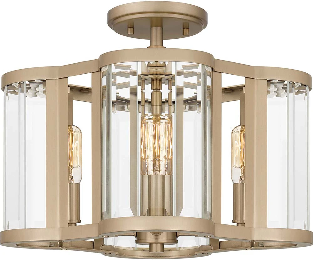 Quoizel QSF6193BGD Contemporary Bronze Gold Ceiling Light