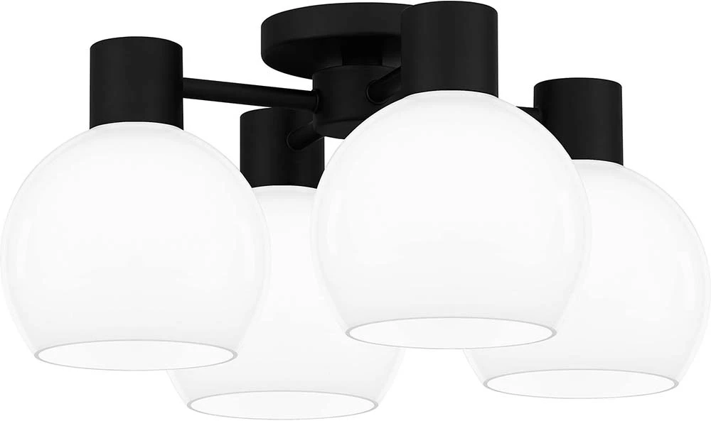 Quoizel QSF6199MBK Matte Black Ceiling Light