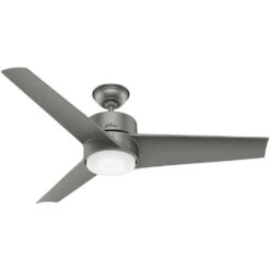 Havoc 54 Inch Matte Silver Outdoor Ceiling Fan