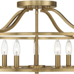 Savoy House 6-1679-5-322 Stockton Warm Brass Ceiling Light Fixture