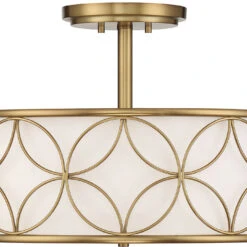 Savoy House 6-1953-4-322 Reid Warm Brass Ceiling Light Fixture