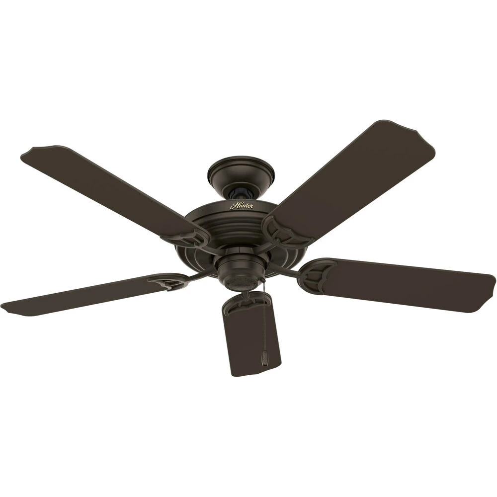 Sea Air 52 Inch New Bronze With Walnut Blades Outdoor Ceiling Fan