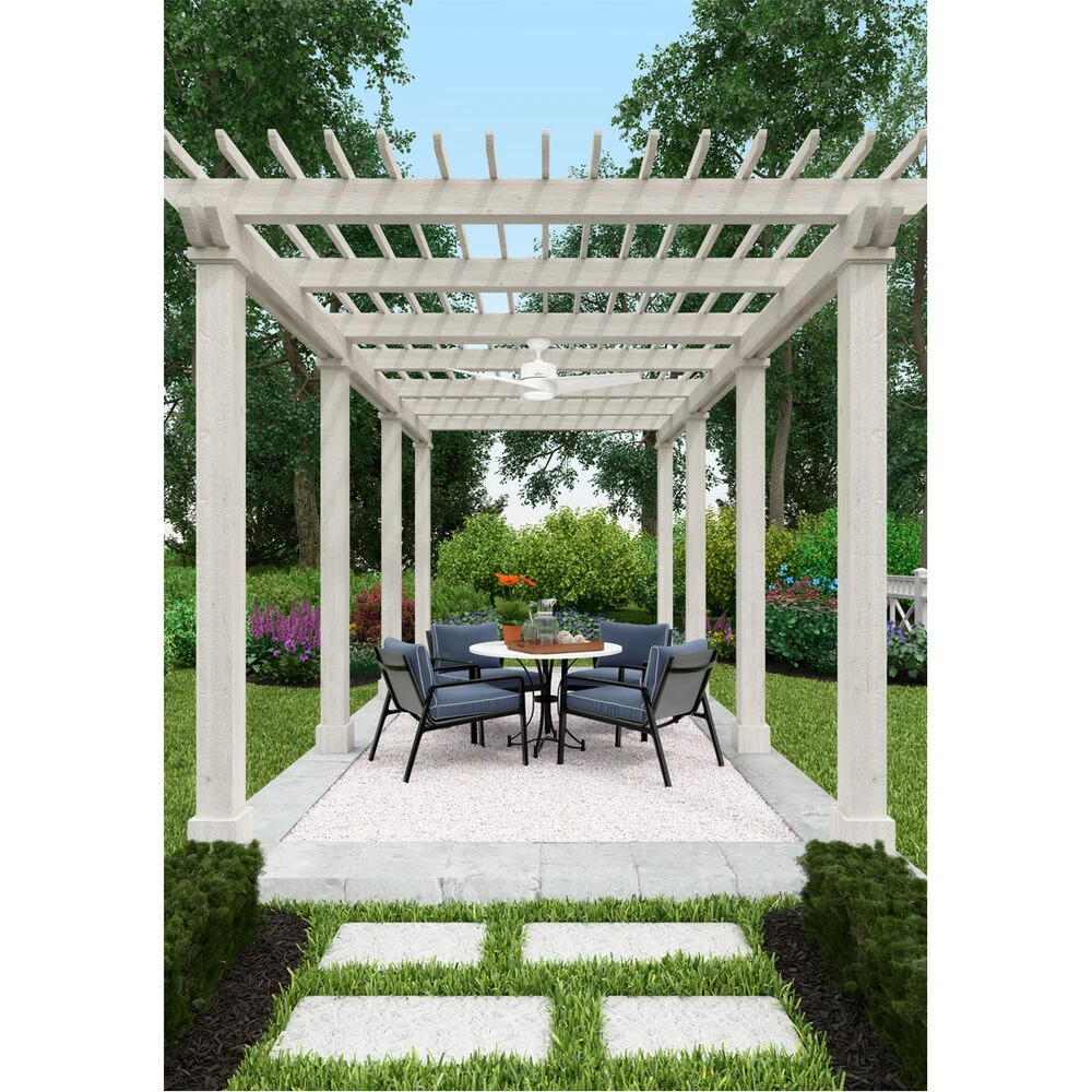 Havoc 54 Inch Fresh White Outdoor Ceiling Fan - Image 4