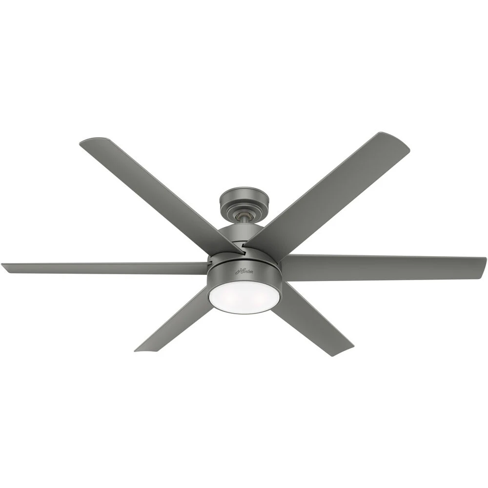 Solaria 60 Inch Matte Silver Outdoor Ceiling Fan