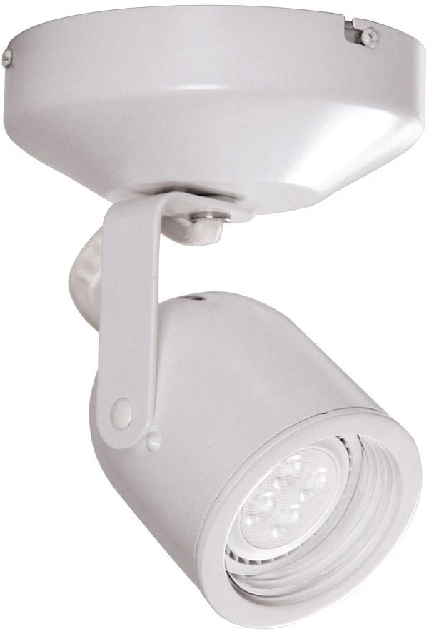 WAC Lighting ME-808LED-WT Spot 808 Contemporary White LED Spot Light
