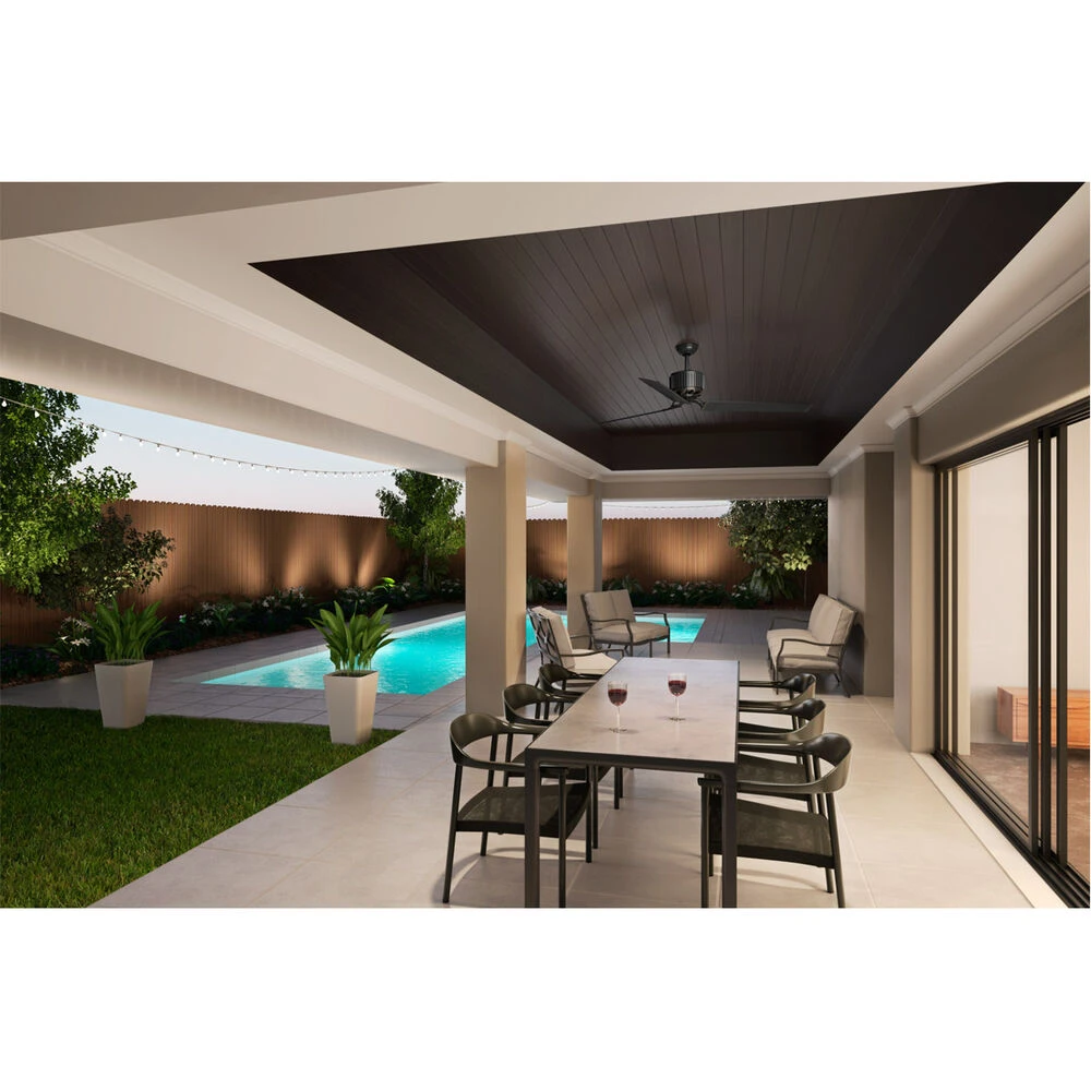 HFC 72 Inch Matte Black Outdoor Ceiling Fan - Image 3