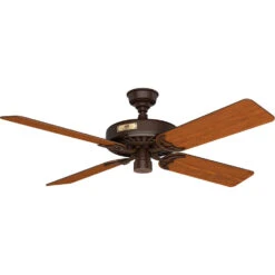 Original 52 Inch Chestnut Brown With Cherry/Walnut Blades Outdoor Ceiling Fan