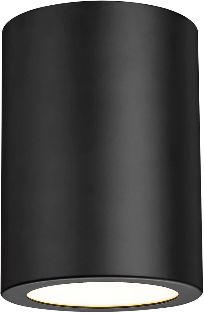 Z-Lite 2302F1-MB Harley Modern Matte Black 5" Flush Mount Light Fixture