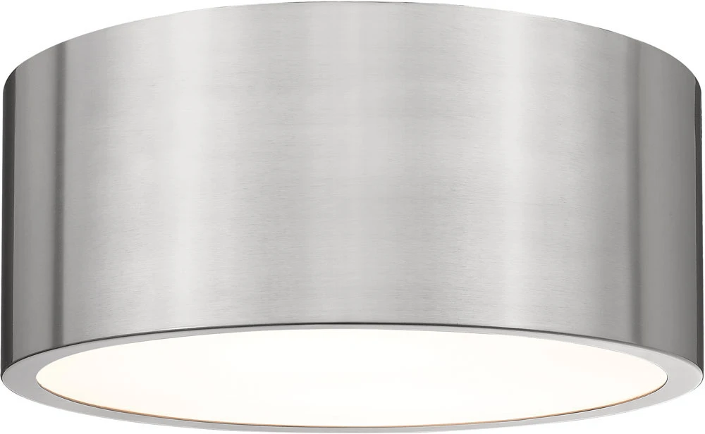 Z-Lite 2302F2-BN Harley Modern Brushed Nickel 12" Ceiling Lighting Fixture