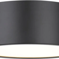 Z-Lite 2302F3-MB Harley Contemporary Matte Black 16" Overhead Lighting