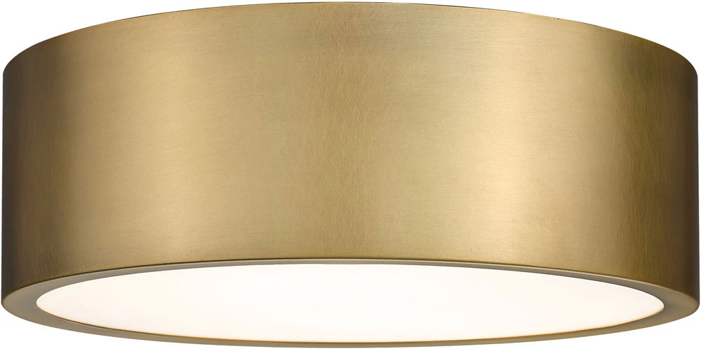 Z-Lite 2302F3-RB Harley Modern Rubbed Brass 16" Ceiling Light